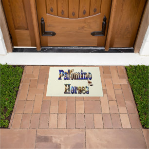 Paillasson Logo photo Palomino Horses,