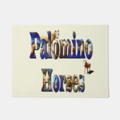 Paillasson Logo photo Palomino Horses, (Devant)