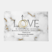 Paillasson Loin Bible Scripture Verse Ephésiens 4:2 (Devant)