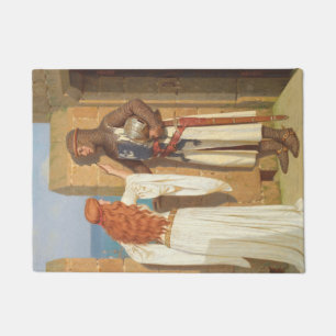 Paillasson L'ombre du chevalier (par Edmund Blair Leighton)