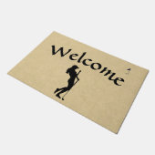 Paillasson Look en cuir pour dames (Incliné)