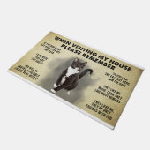 Paillasson Lors De Ma Visite Dans Ma Maison S'Il Vous Plaît S (Incliné)