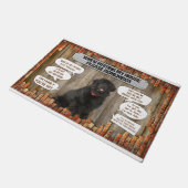 Paillasson Lorsque Vous Visitez Ma Maison N'Oubliez Pas Terre (Incliné)