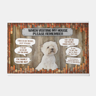Paillasson Lorsque Vous Visitez Ma Maison S'Il Vous Plaît Rap