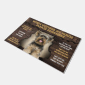 Paillasson Lorsque Vous Visitez Ma Maison S'Il Vous Plaît Rap (Incliné)