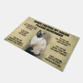 Paillasson Lorsque Vous Visitez Ma Maison S'Il Vous Plaît Rap (Incliné)