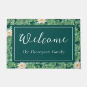 Paillasson Lotus Lagoon Motif - Le Lotus Blanc (Devant)