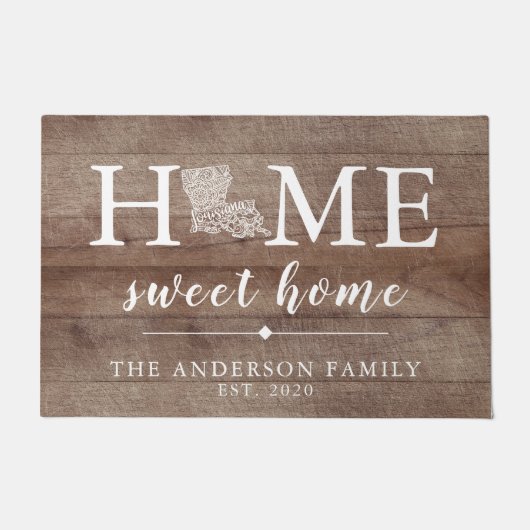 Paillasson LOUISIANA Rustique État personnalisé (Devant)