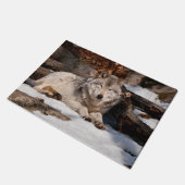 Paillasson Loup gris-est (Incliné)