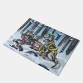 Paillasson Loups de vacances (Incliné)