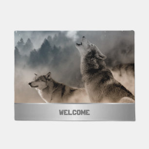 Paillasson Loups d'hurlement