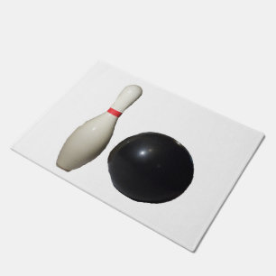 Paillasson Love Bowling Ball and Pin Door Mat