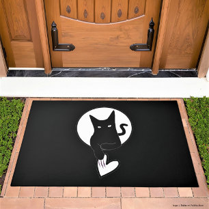 Paillasson Love Cat Doormat par la poète Adiela Akoo