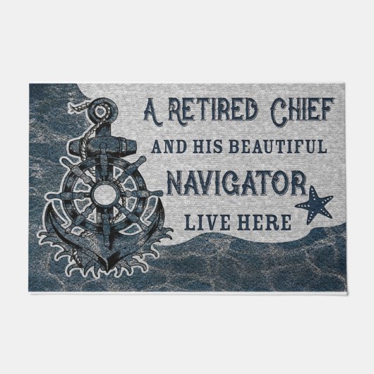 Paillasson Lovely A Retired Chief His Beautiful Navigator  (Devant)