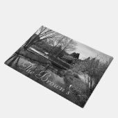 Paillasson Lovely Lake Black and White (Incliné)