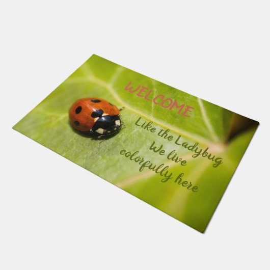 Paillasson Lucky coloré Ladybug (Incliné)
