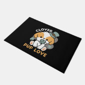 Paillasson Lucky Pup with Clover - St. Patrick's Day Cadeau (Incliné)