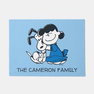 Paillasson Lucy Hugging Snoopy