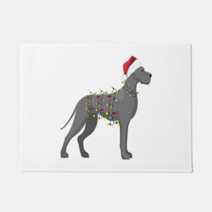 Paillasson Lumière de Noël Great Dane