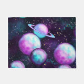 Paillasson Luminosité du système solaire | Planète rose viole (Devant)