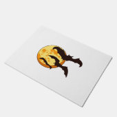 Paillasson Lune d'Halloween et chauves-souris (Incliné)