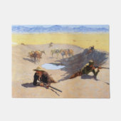 Paillasson Lutter pour le trou d'eau (par Frederic Remington) (Devant)