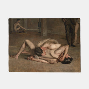 Paillasson Lutteurs (par Thomas Eakins)