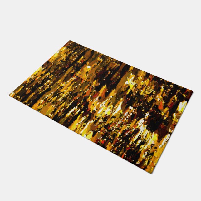 Paillasson Luzes foscas de vela sob uma placa de gelo (Incliné)