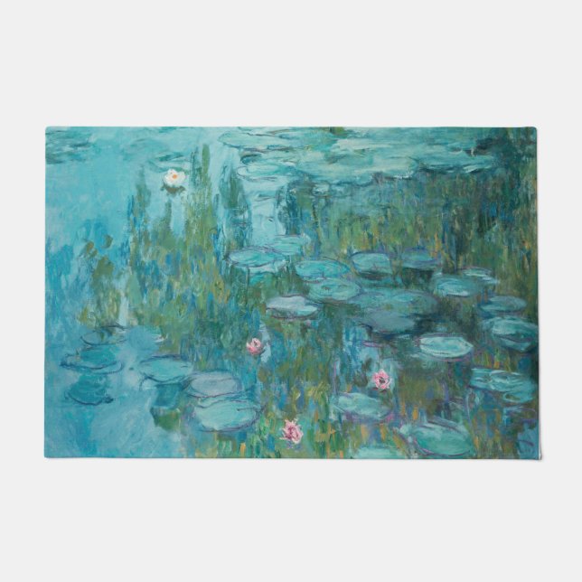 Paillasson Lys d'eau (par Claude Monet, 1915) (Devant)