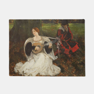 Paillasson Ma bien-aimée est juste (par Edwin Austin Abbey)