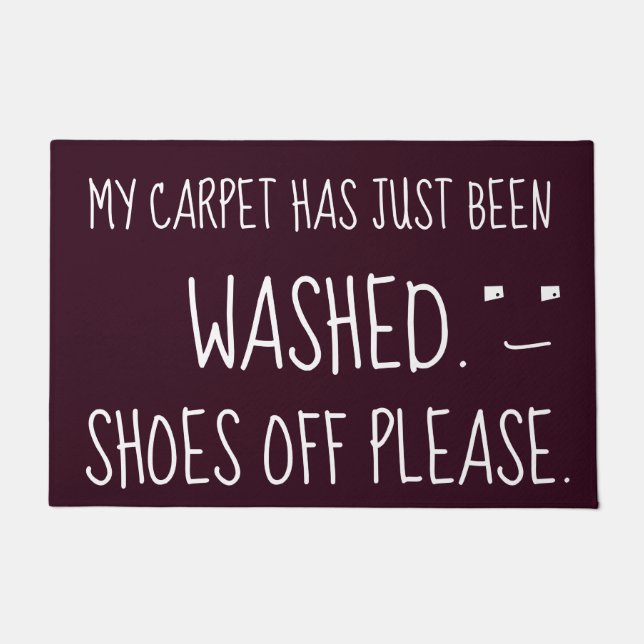 PAILLASSON MA MOQUETTE VIENT D'ÊTRE LAVÉE DES CHAUSSURES DE F (Devant)