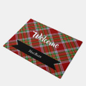 Paillasson MacBain Scottish Tartan Plaid Motif Hello (Incliné)