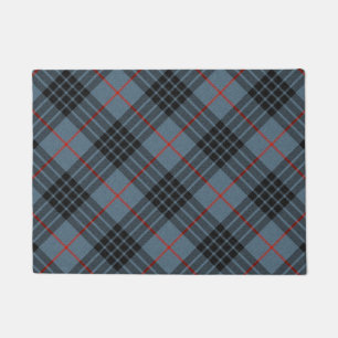 Paillasson MacKay Blue Tartan Plaid Scottish Motif