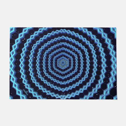 Paillasson Magen David Et Diamants (Devant)