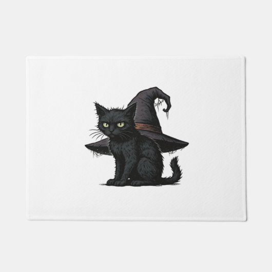Paillasson Magic Halloween Chat classique T-shirt (Devant)