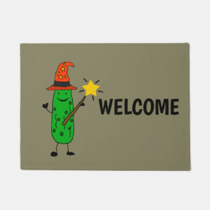 Paillasson Magicien de pickle à l'aneth et baguette magique