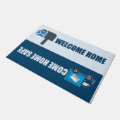 Paillasson Mailman Doormat, Décor de bureau de poste (Incliné)