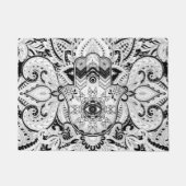 Paillasson Main Hamsa - Main en nuances de gris Fatima (Devant)