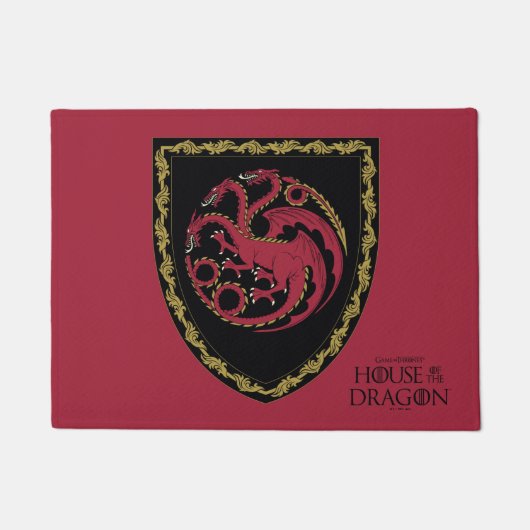 Paillasson MAISON DU DRAGON | Maison Targaryen Crest (Devant)