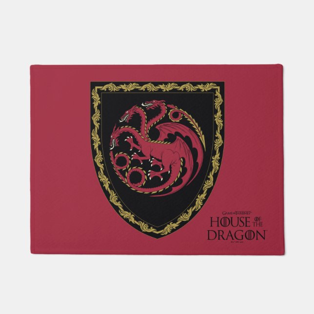 Paillasson MAISON DU DRAGON | Maison Targaryen Crest (Devant)