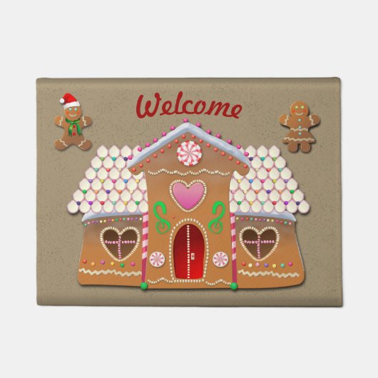 Paillasson Maison en pain d'épices (Devant)