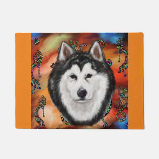 Paillasson Malamute d'Alaska (Devant)