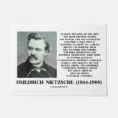 Paillasson Malheur Conditions favorables croissance Nietzsche (Devant)