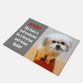 Paillasson Malshi Funny Guard Doormat de chien 18 x 24 (Incliné)