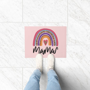 Paillasson Mama Leopard Rainbow