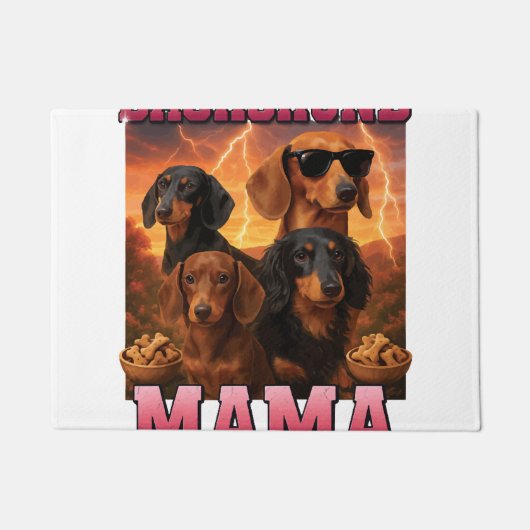 Paillasson Maman dachshund (Devant)