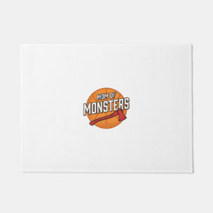 Paillasson Maman de Monstres Design de Maman de Basket Vintag
