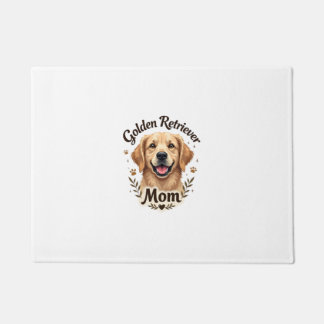 Paillasson Maman Golden Retriever Vintage Amateur de Chien Ty