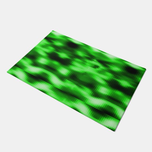 Paillasson Manchado verde e preto estilo pastilhas de vidro (Incliné)