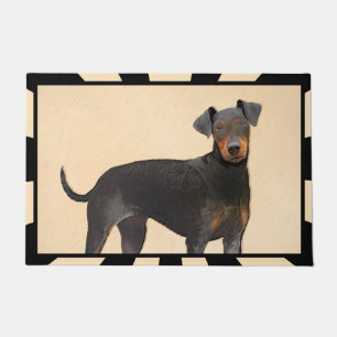Paillasson Manchester Terrier Peinture Art animal original